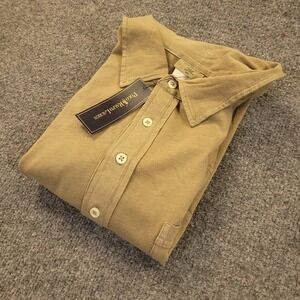 NWT Polo Ralph Lauren Shirt Mens 2XL Camel Sand Brown Cotton Short Sleeve Pocket